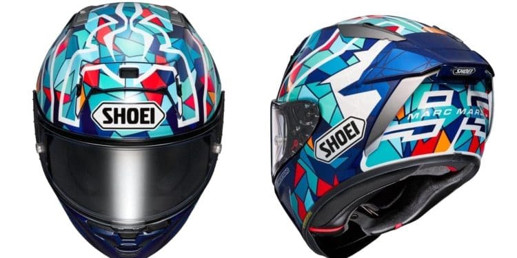 SHOEI X-SPR PRO, edição especial Márquez Barcelona TC-10