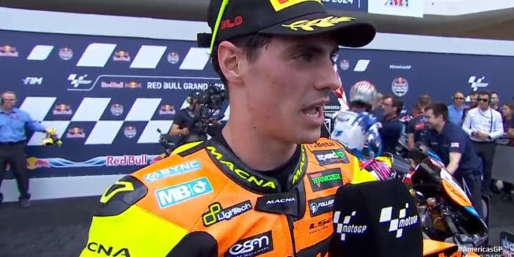 Fermín Aldeguer conquistou o seu primeiro pódio da época: ‘Depois de um erro, fiz uma recuperação incrível e isso foi importante’