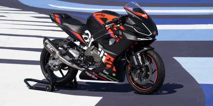 Aprilia cria novo troféu em Itália com a RS 457, moto apta para carta A2