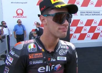 ‘Tive problemas com a caixa de mudanças da moto o fim de semana inteiro; Queria mesmo muito vencer hoje’ – Tony Arbolino