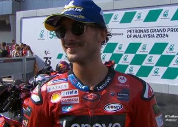 ‘O Martín foi muito agressivo, sabia que precisava de me deixar para trás mas consegui atacar, ser mais agressivo’ – Pecco Bagnaia