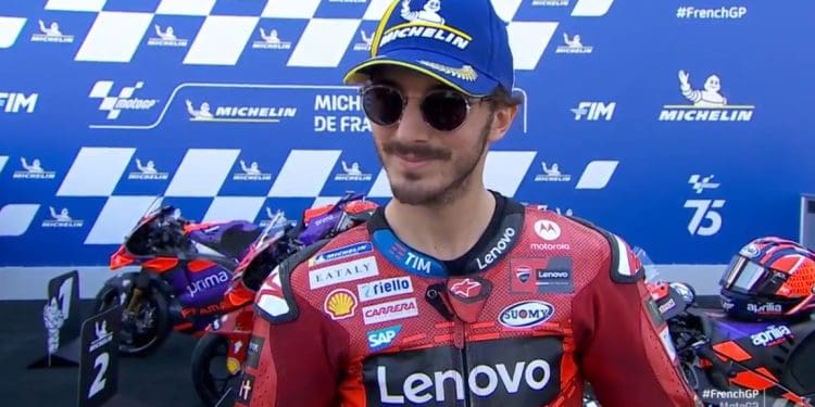 ‘A sensação com a moto é ótima; O Martín e o Viñales têm um grande ritmo, mas acho que somos rápidos o suficiente’ – Pecco Bagnaia