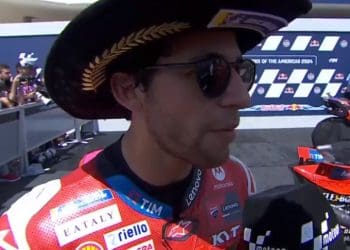 ‘Sofri muito este fim de semana, por isso tenho de ficar contente com o pódio’ – Enea Bastianini