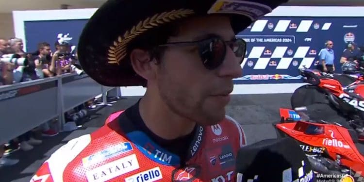 ‘Sofri muito este fim de semana, por isso tenho de ficar contente com o pódio’ – Enea Bastianini