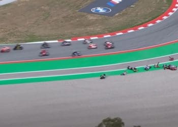 Vídeo: Recorde o caos do GP da Catalunha de 2023
