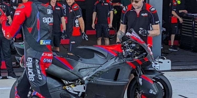 Chassis de fibra de carbono da Aprilia RS-GP ‘em desenvolvimento’; Material é ‘animal completamente diferente’ face ao alumínio