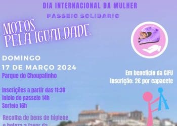 Em Coimbra – Passeio motos pela igualdade