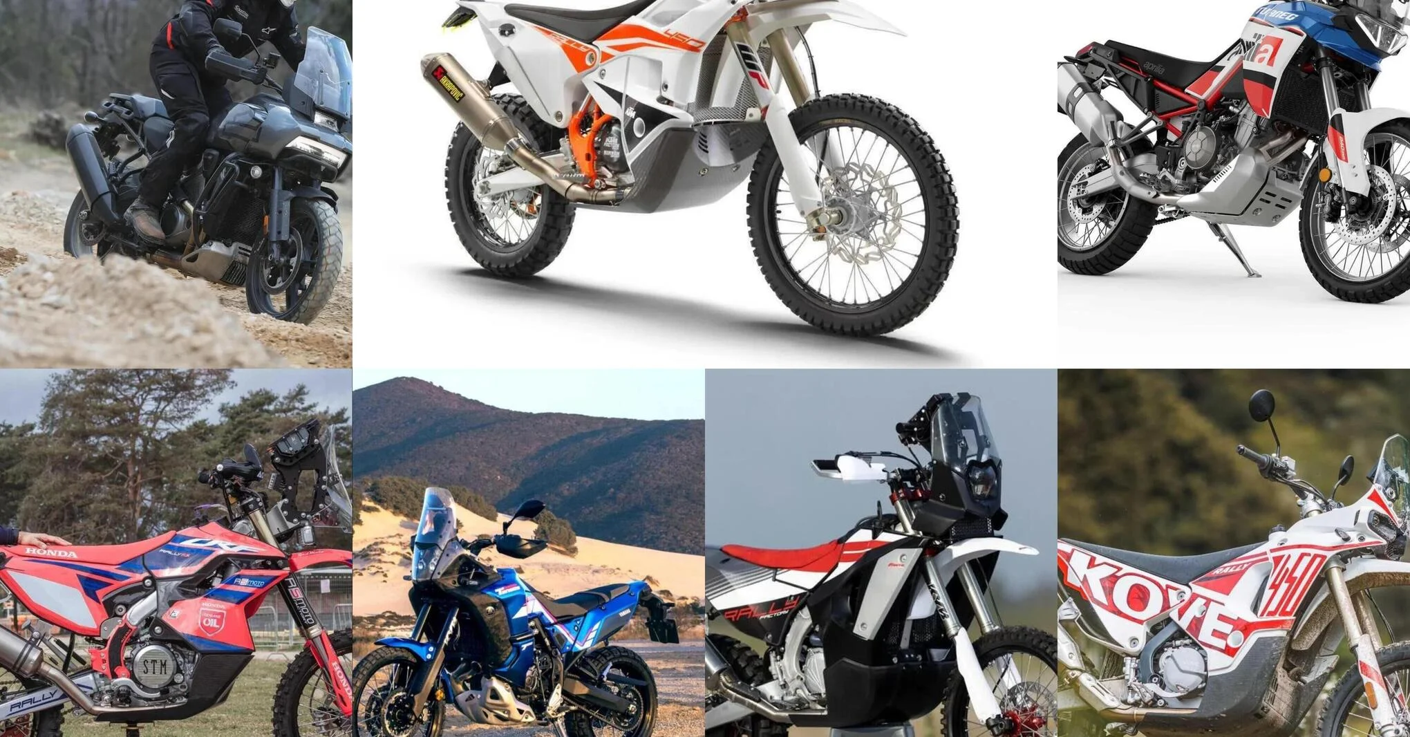 Sete motos para competir – e talvez ganhar – Rally-Raids