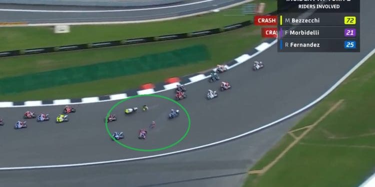 Morbidelli penalizado com duas Voltas Longas por provocar acidente com Bezzecchi em Silverstone, considera Direção de Corrida