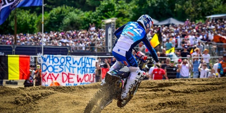 Kay de Wolf e Simon Laengenfelder vencem MX2 em Lommel; de Wolf ganhou terreno a Lucas Coenen depois de ronda menos conseguida