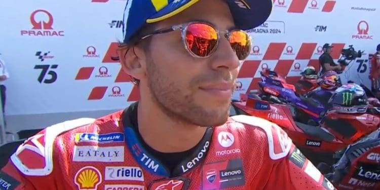 ‘Quando vi o décimo lugar pensei que tinha de fazer algo para não ser como no outro GP, um desastre’ – Enea Bastianini