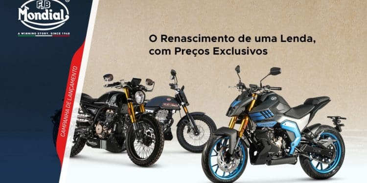 FB Mondial lança com campanha promocional que abrange vários modelos da icónica marca italiana