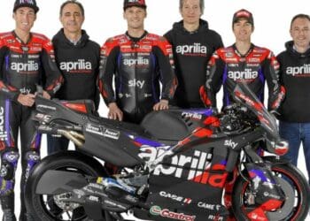 As imagens da nova Aprilia RS-GP para a época de 2024