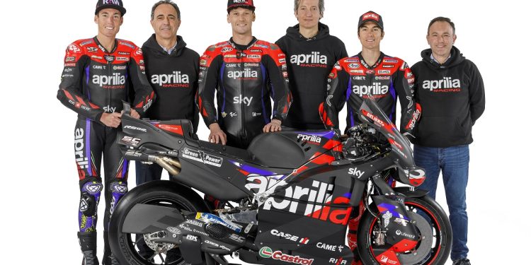 As imagens da nova Aprilia RS-GP para a época de 2024