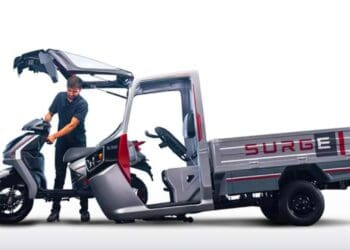 Hero MotoCorp – novo protótipo Surge S32 é uma scooter que se transforma num triciclo?