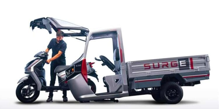 Hero MotoCorp – novo protótipo Surge S32 é uma scooter que se transforma num triciclo?