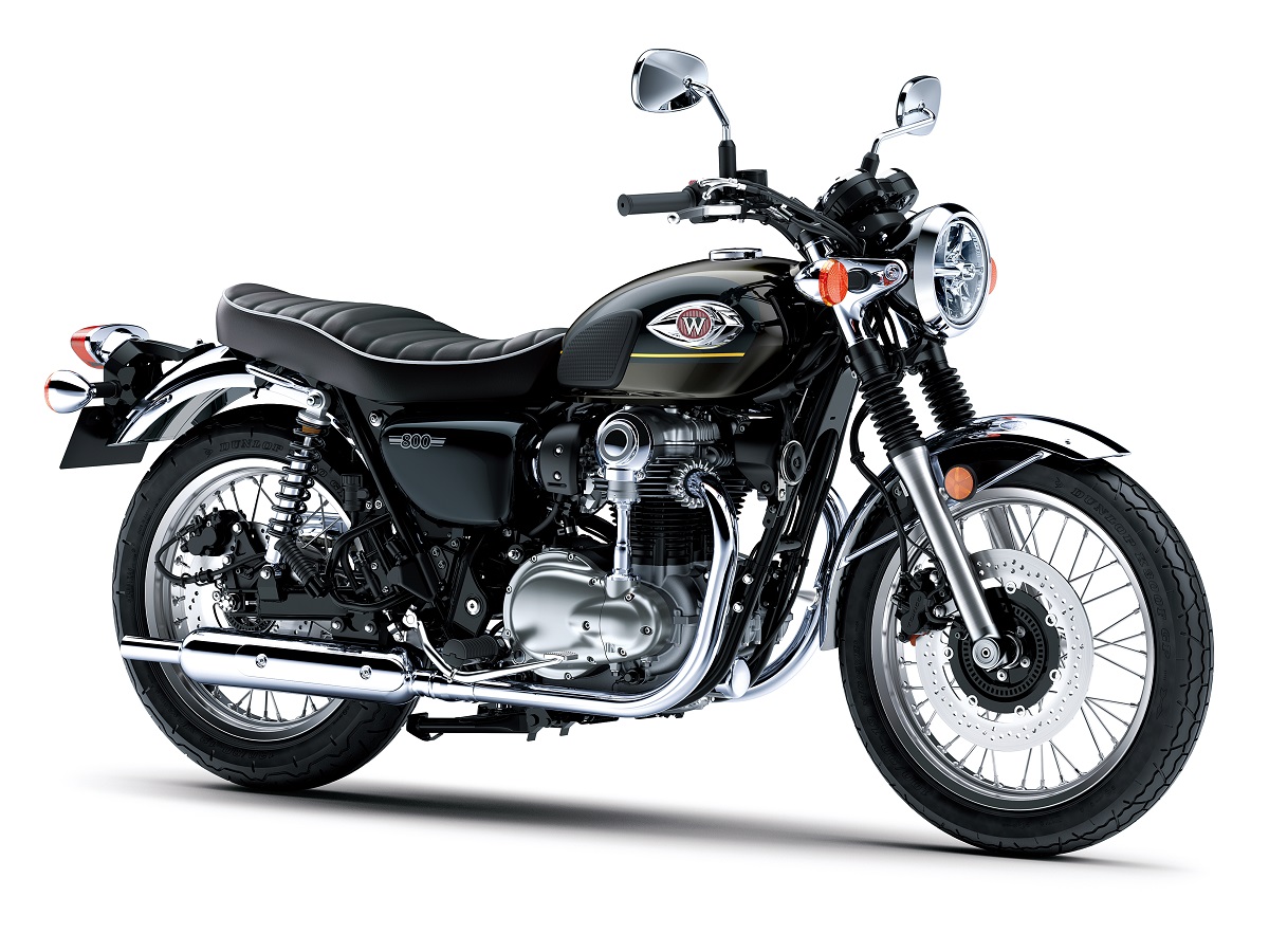 Kawasaki W800 com nova decoração para 2025