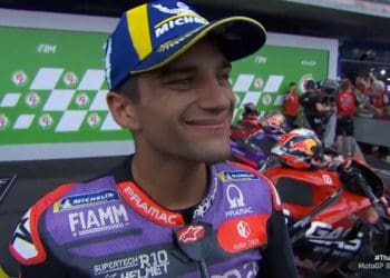 ‘Vi que para tentar apanhar o Bagnaia estava a correr demasiados riscos, no limite, e deixei-me ficar em segundo’ – Jorge Martín