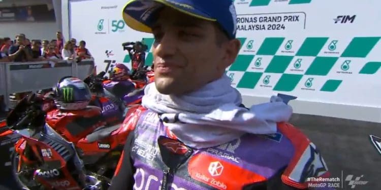 ‘Percebi a estratégia do Bagnaia, ele foi agressivo, eu também, foi uma boa batalha’ – Jorge Martín