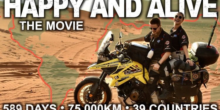 Novo recorde mundial do Guinness: o casal mais jovem a dar a volta ao mundo numa moto