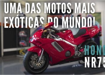 Vídeo – HONDA NR 750 – Com pistões ovais é uma das motos mais exóticas do mundo!