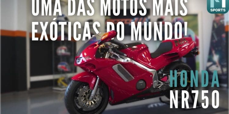 Vídeo – HONDA NR 750 – Com pistões ovais é uma das motos mais exóticas do mundo!