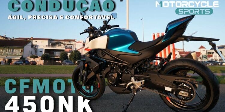 Vídeo – Ensaio CFMOTO 450NK – condução ágil, precisa e confortável