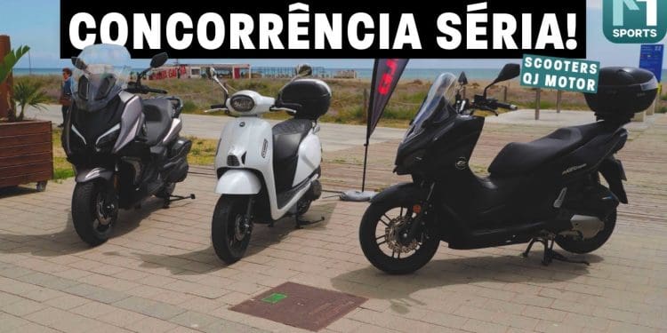 Vídeo – Finalmente chegaram as scooters QJ Motor