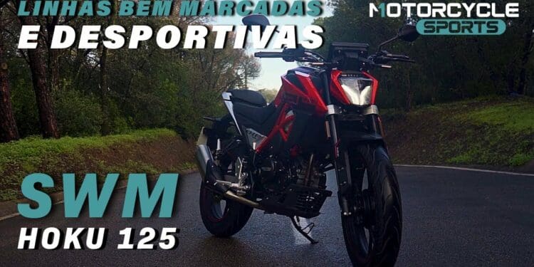 Vídeo – Ensaio SWM Hoku 125 – linhas bem marcadas e desportivas