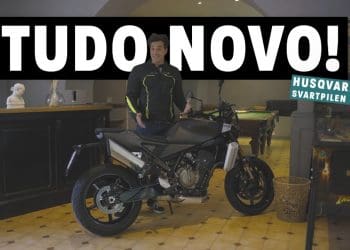 Vídeo – Husqvarna Svartpilen 801 – Tudo novo exceto o aspeto