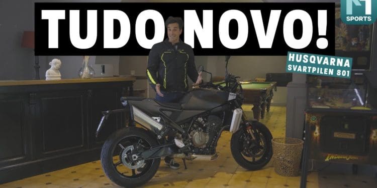 Vídeo – Husqvarna Svartpilen 801 – Tudo novo exceto o aspeto