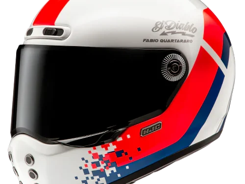 O novo capacete HJC V10 FQ20, «apadrinhado» por Fabio Quartararo, com tecnologia de ponta