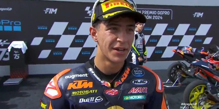 Jose Antonio Rueda nem sabia como «reagir» à sua primeira vitória no mundial: ‘Nem sei o que dizer, é incrível’