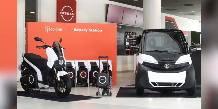 Nissan faz parceria com empresa de scooters que substituem baterias