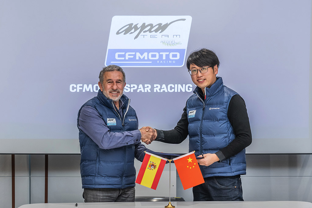 CFMOTO e Aspar Team unem esforços para disputar os títulos de Moto2 e Moto3  