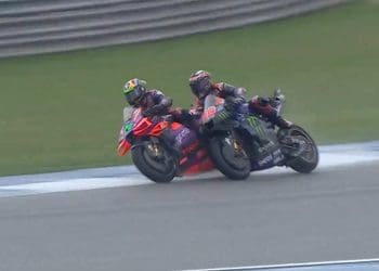 Quartararo comenta ‘ataque suicida’ de Morbidelli e que levou à sua queda: ‘Foi otimista demais, bastava esperar e ultrapassava depois’