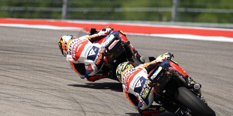 De mal a pior: Honda continua no fundo em Austin e só Luca Marini chegou ao fim da corrida Sprint