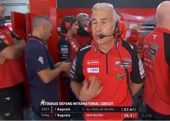Vídeo: A reação de Davide Tardozzi e da Ducati à volta record de Pecco Bagnaia