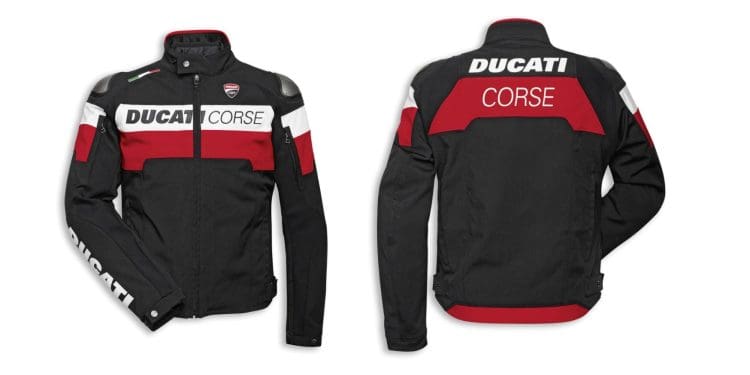 Ducati Corse Tex C5: Colaboração com Dainese de sucesso que alia estilo e funcionalidade