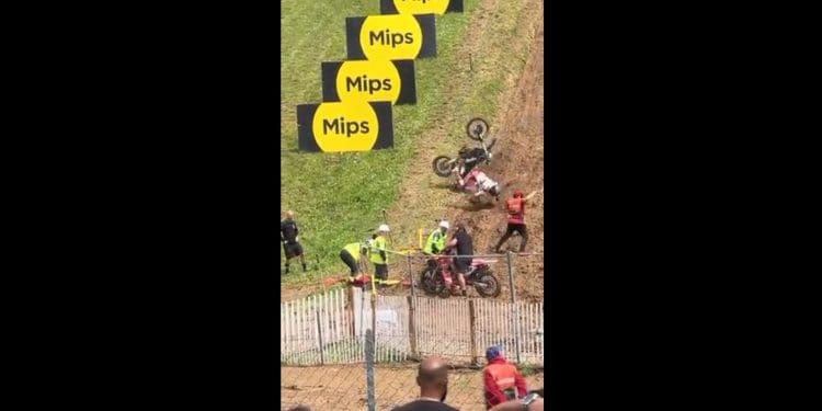 Vídeo: O brutal e assustador acidente de Thibault Benistant em casa, no MX2 – Miraculosamente não houve lesões graves