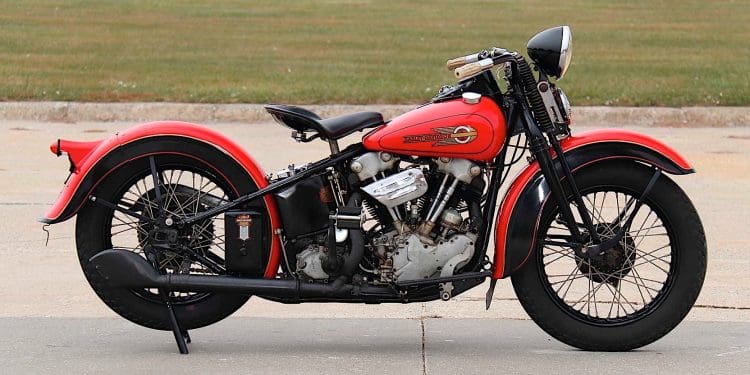Harley-Davidson Flat-Head EL Model “Knucklehead” 1936 – avanço significativo em termos de design e desempenho