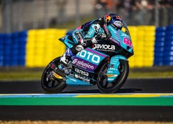 David Alonso arrebatou nova volta recorde no treino 2 do Moto3 em Le Mans