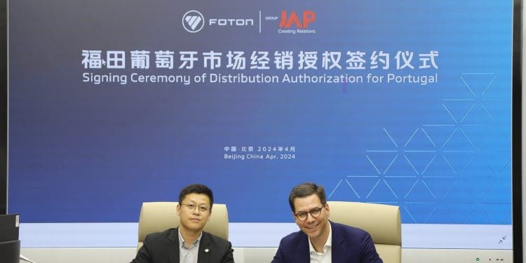 Grupo JAP assume importação da marca FOTON em Portugal – impulsionar a mobilidade elétrica