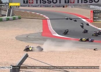 Nicole van Aswegen sofreu fratura no fémur e outras lesões num assustador acidente no WorldWCR em Portimão