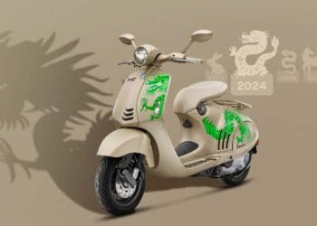 Vespa celebra o Ano Novo Lunar com a edição limitada 946 Dragon
