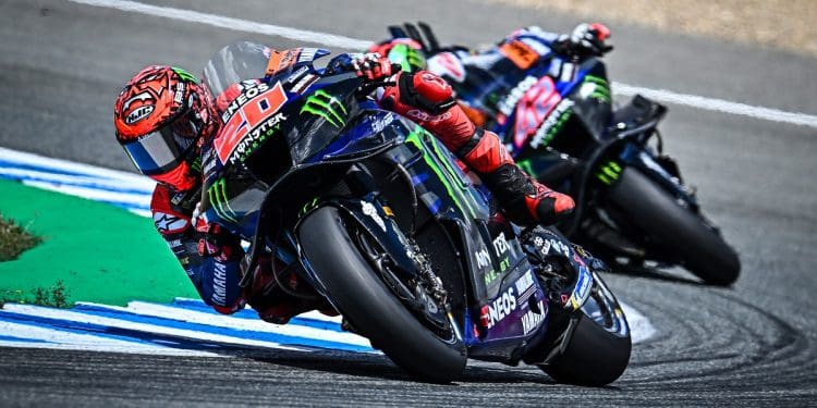 Fabio Quartararo 15.º sofreu com arm pump na corrida do GP de Espanha: ‘Desde o meio da corrida tive de abrandar’